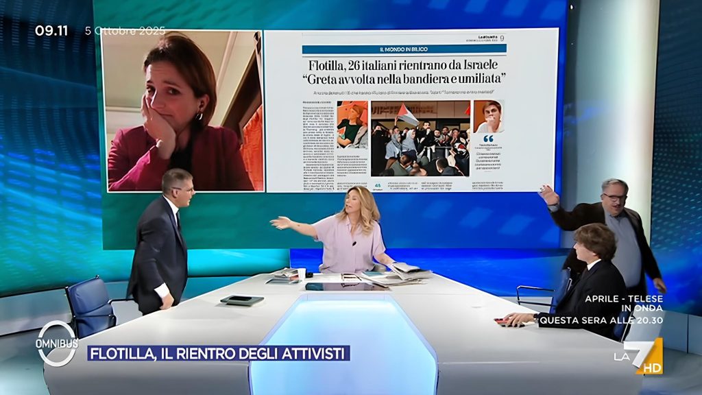 Telese contro Capezzone a Omnibus