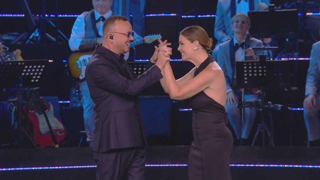 Gigi e Vanessa Insieme a Scotti, Antonacci, Sal Da Vinci e Cuccarini