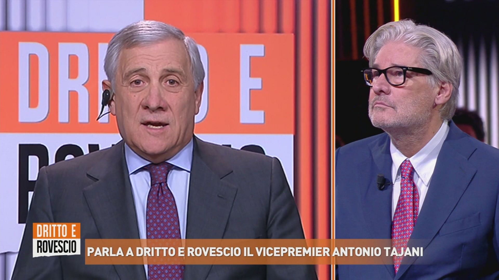 antonio tajani stasera a dritto e rovescio da Davidemaggio.it antonio tajani stasera a dritto e rovescio