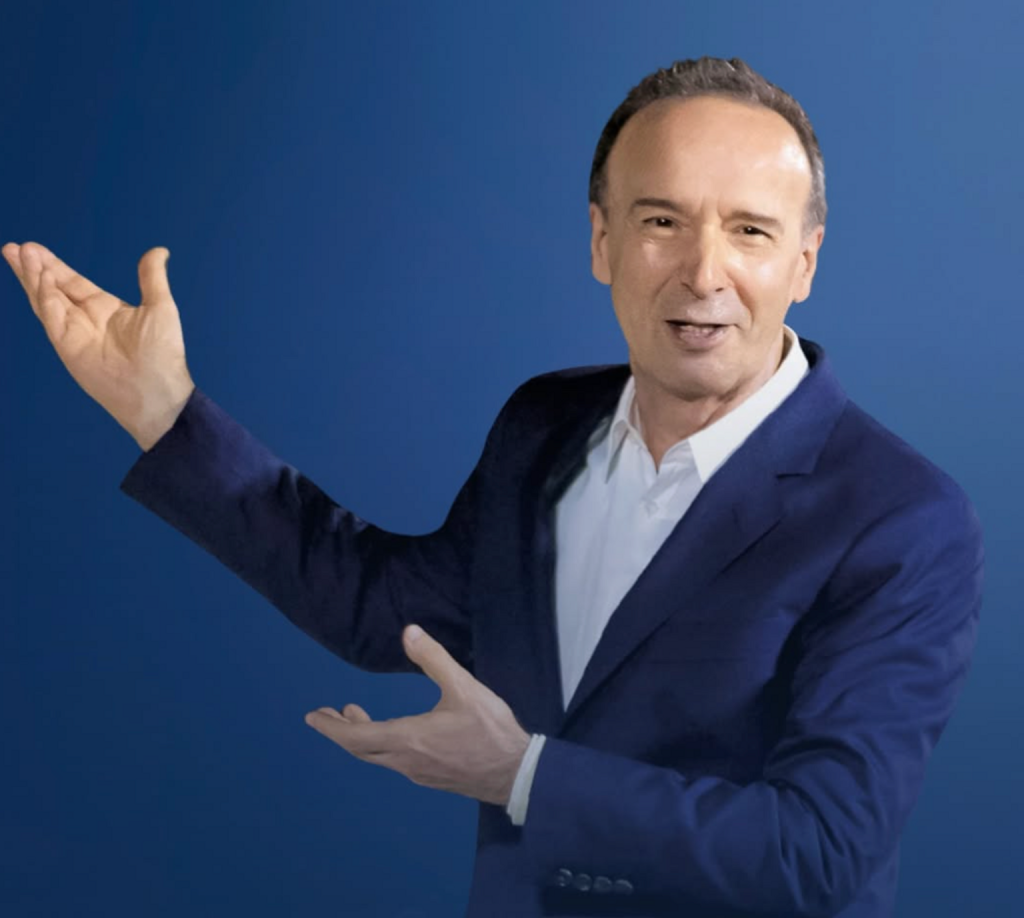 Roberto Benigni ospite a Che Tempo Che Fa