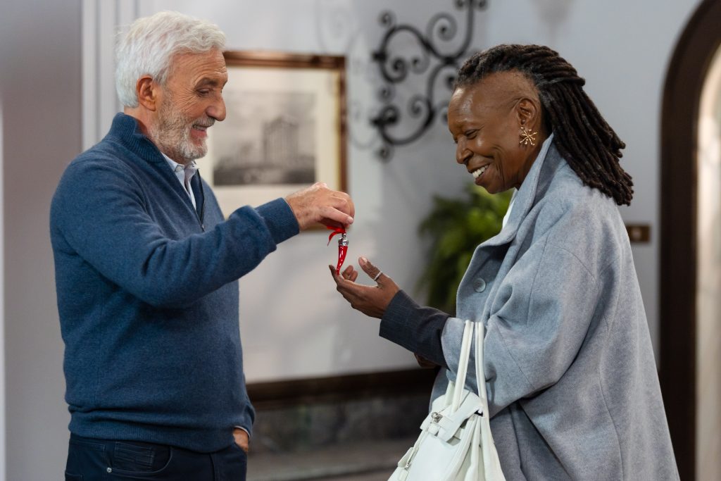 Patrizio Rispo e Whoopi Goldberg - UPAS