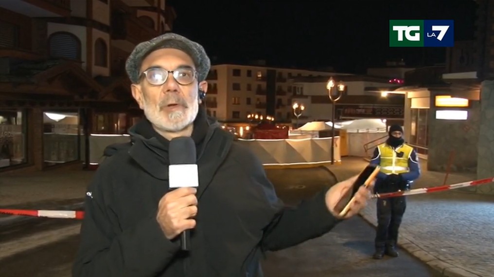 Tragedia Crans Montana, la commozione in diretta del giornalista del TGLa7
