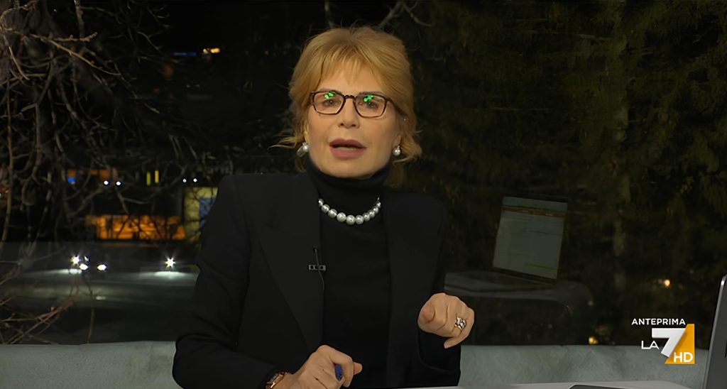 Incendio a Davos, Lilli Gruber evacuata durante la diretta di Otto e Mezzo