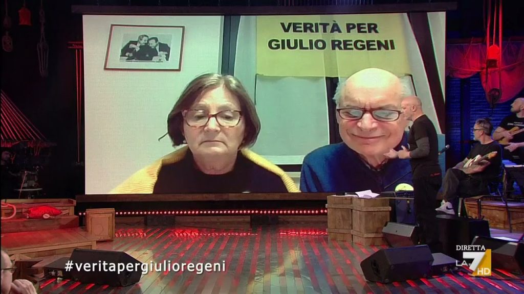 A Propaganda Live i genitori di Giulio Regeni