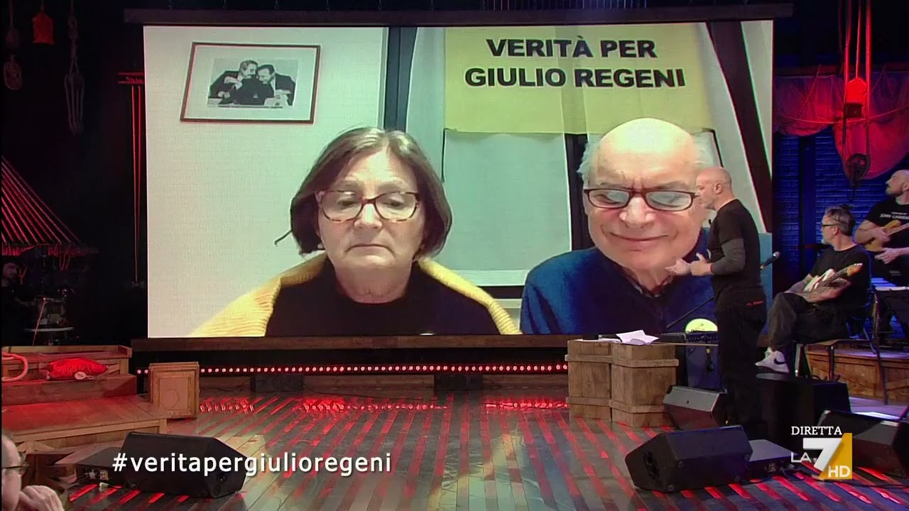 A Propaganda Live i genitori di Giulio Regeni