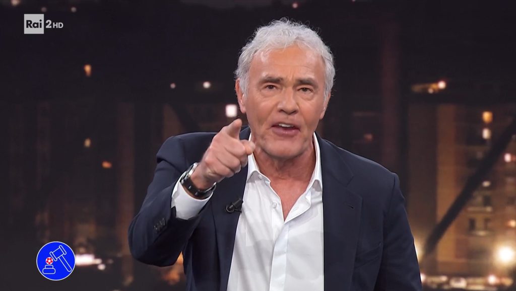 La sfuriata di Giletti al Processo al 90°