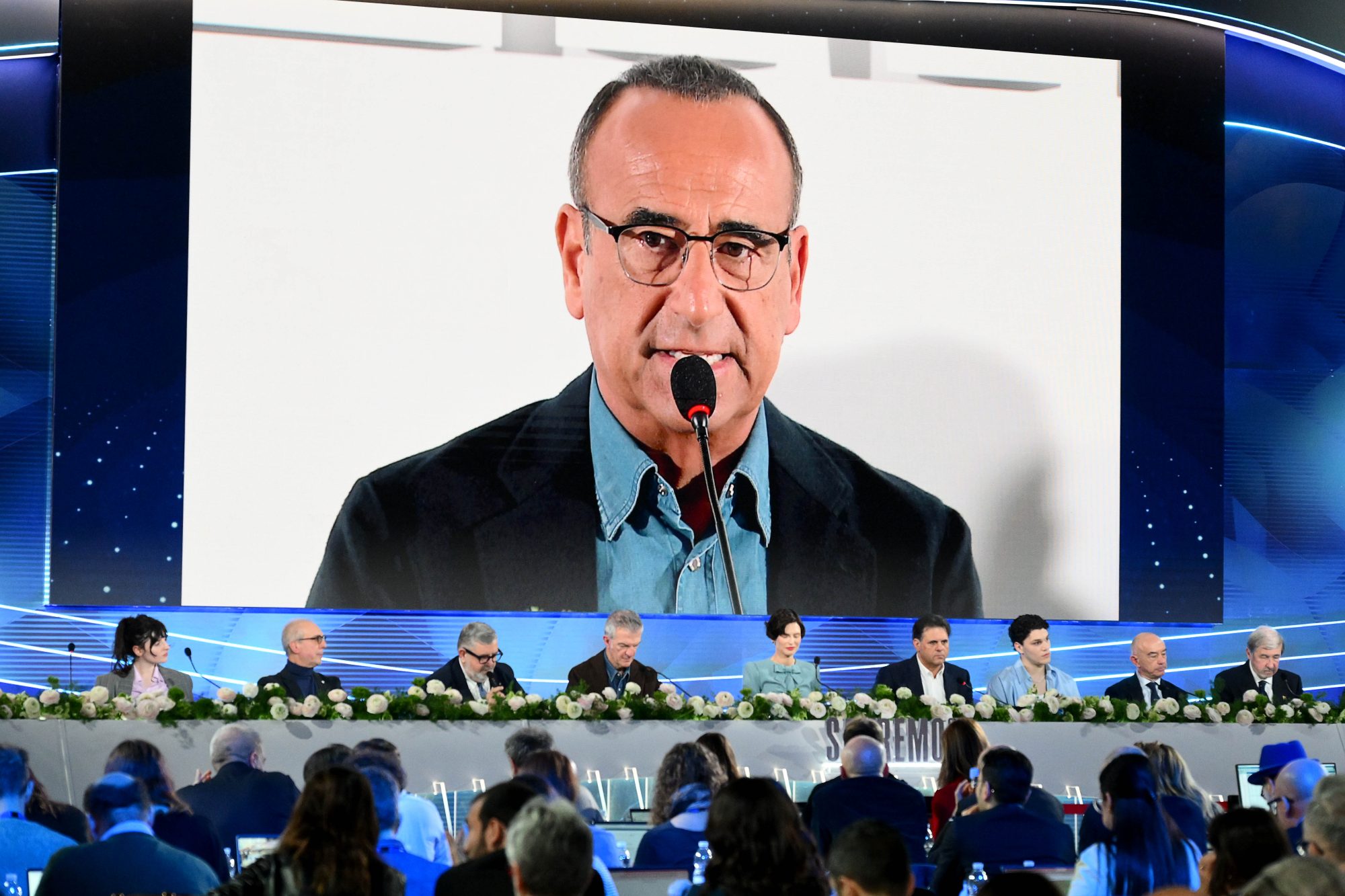 Sanremo 2026, la conferenza stampa della finale in diretta