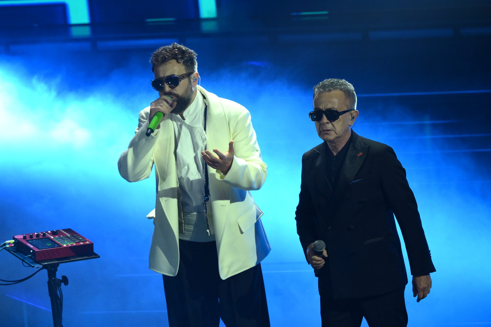 Dargen D’Amico con Pupo e Fabrizio Bosso