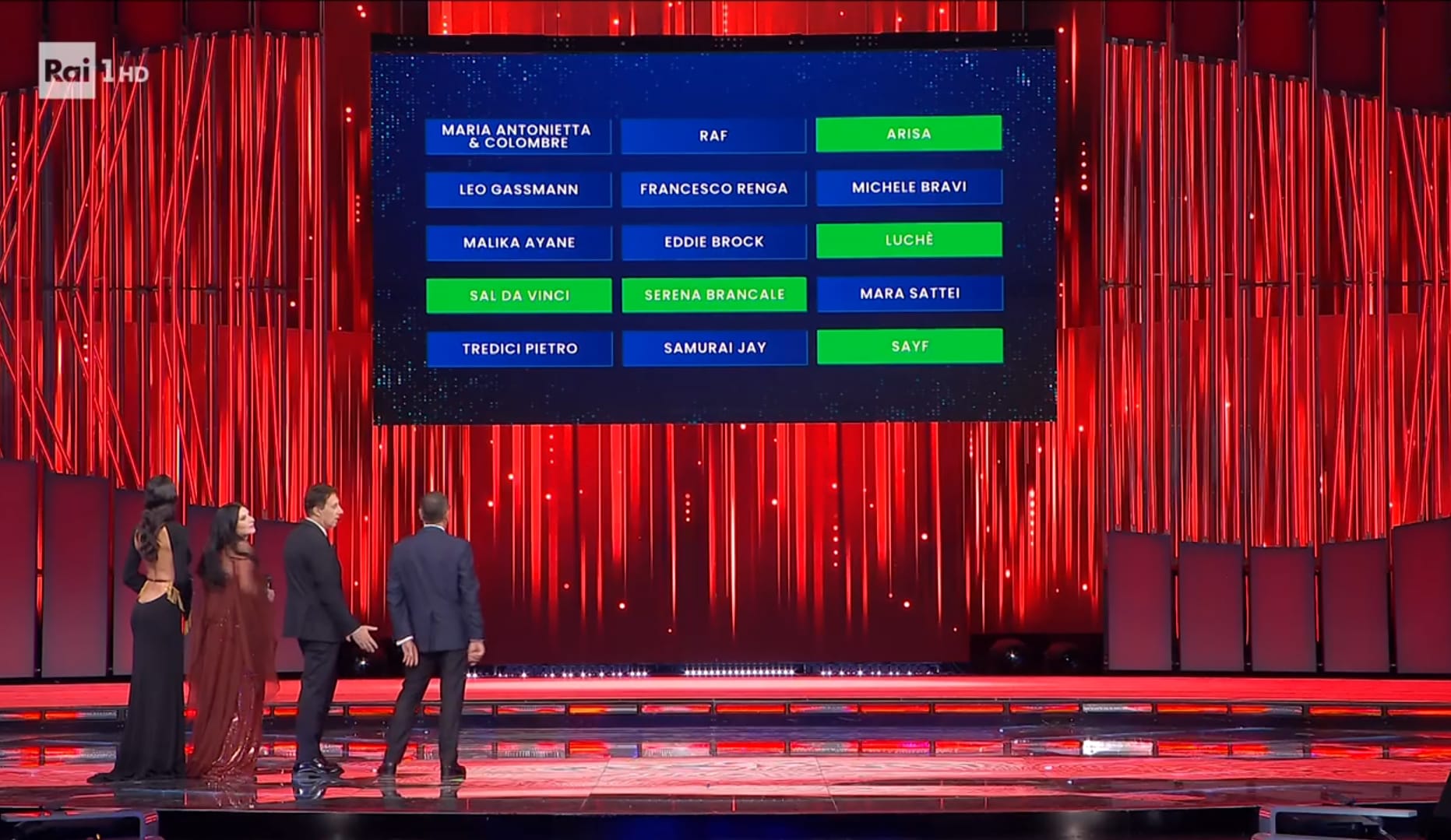 Sanremo 2026, la classifica della terza serata