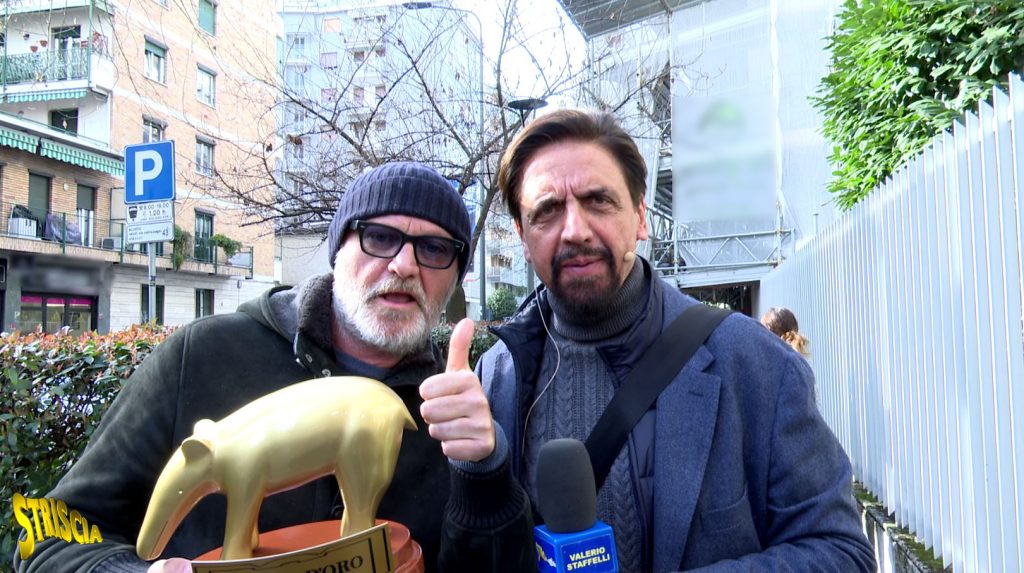 Striscia la Notizia, l’attapirato Pucci punge Fiorello: “Ha coronato la sua carriera facendo la mia imitazione”