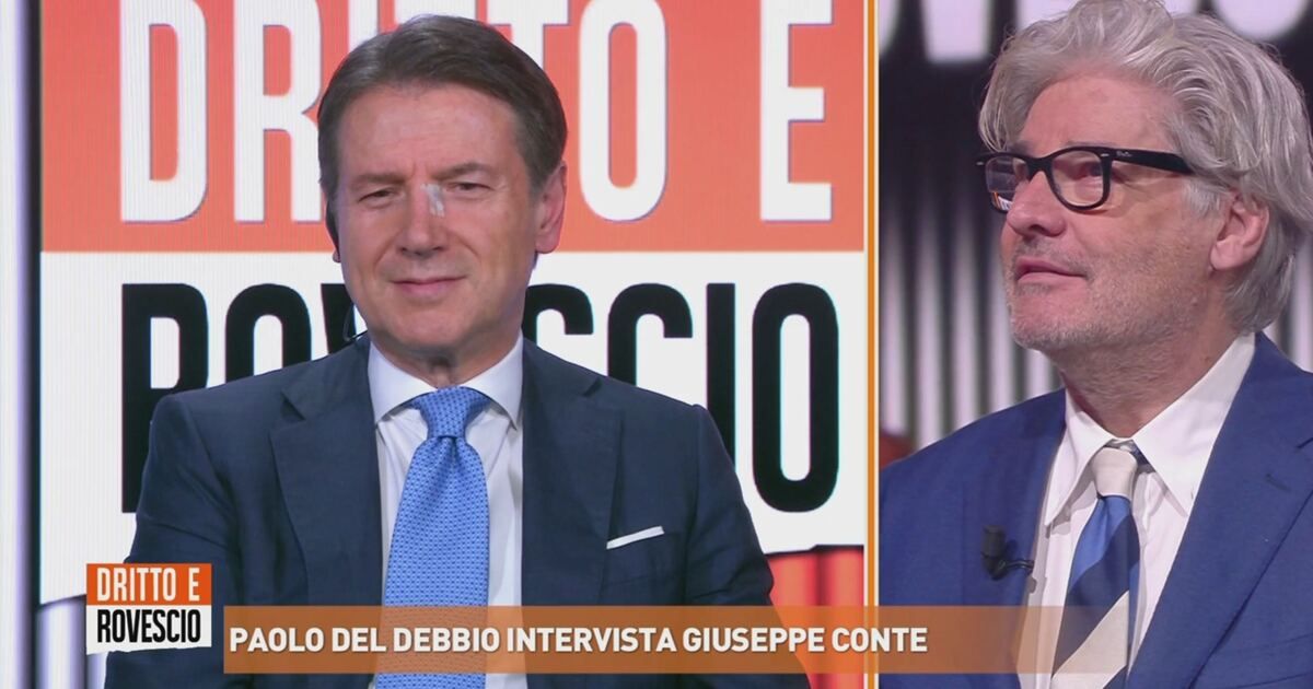 Giuseppe Conte a Dritto e Rovescio