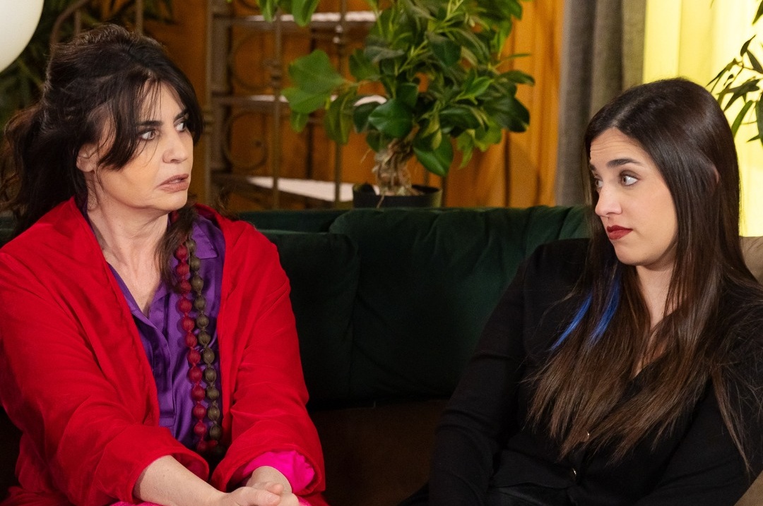 Monica con Micaela - Un Posto al Sole