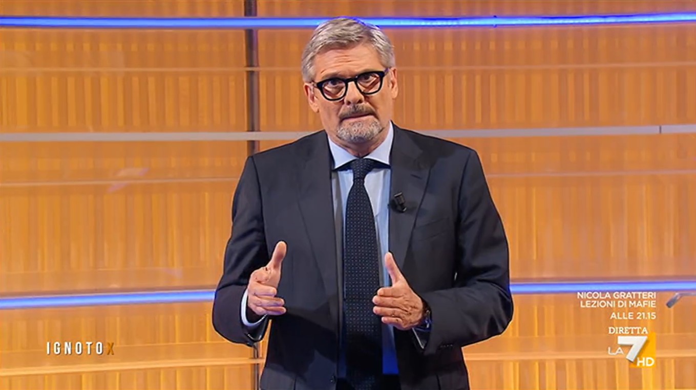 Pino Rinaldi, lapsus a Ignoto X: “Tutto questo tra pochissimo su Chi l’ha Visto”
