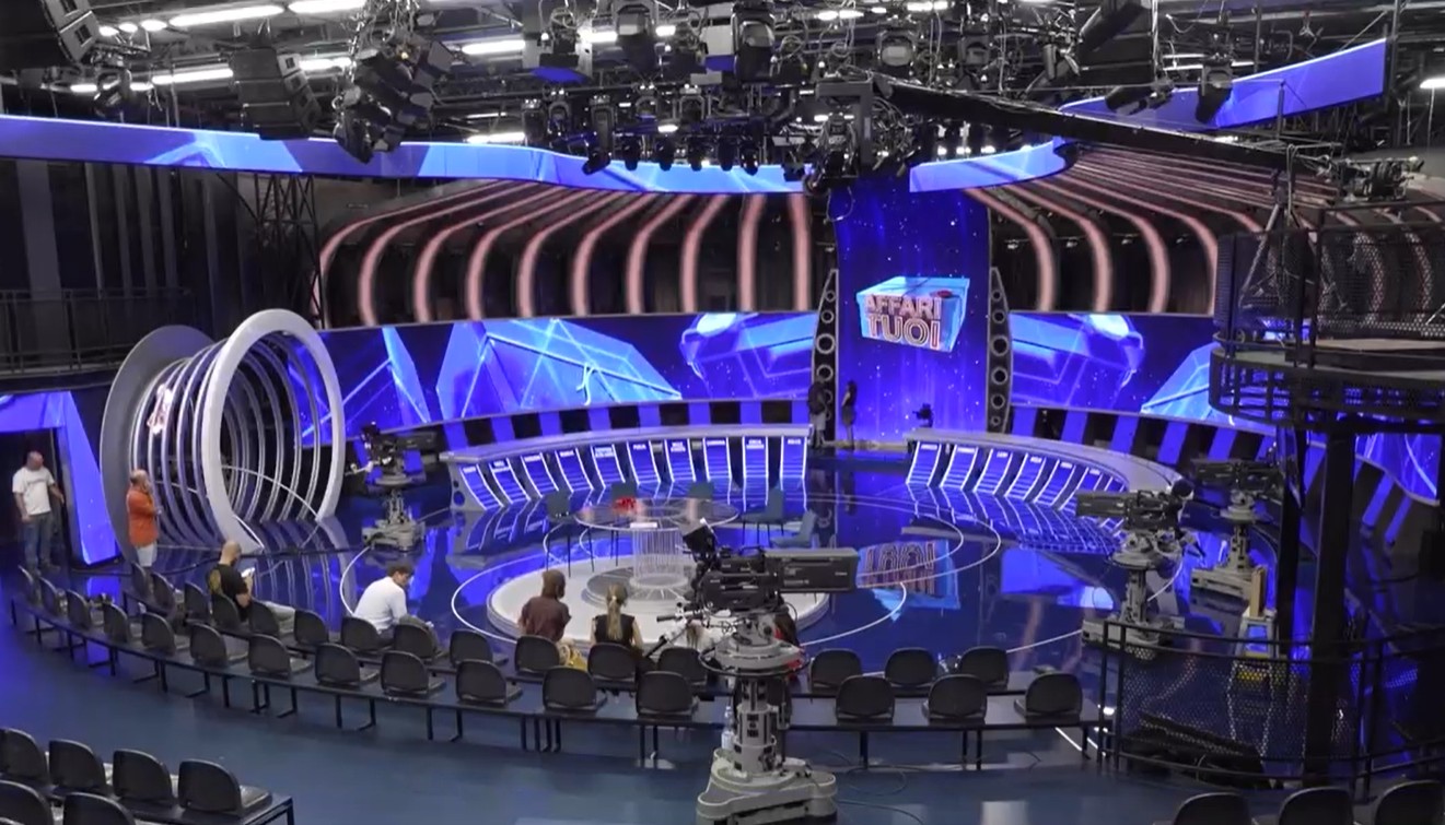 Ecco il nuovo studio di Affari Tuoi