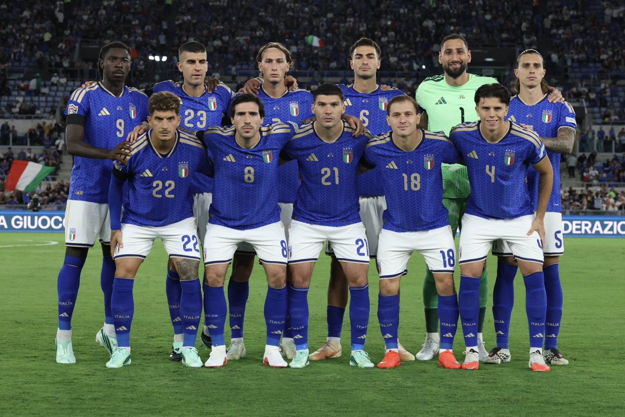 Ascolti TV Total Audience | Venerdì 25 Settembre 2026. Italia-Belgio (+177K) sale a più di 6,5 milioni