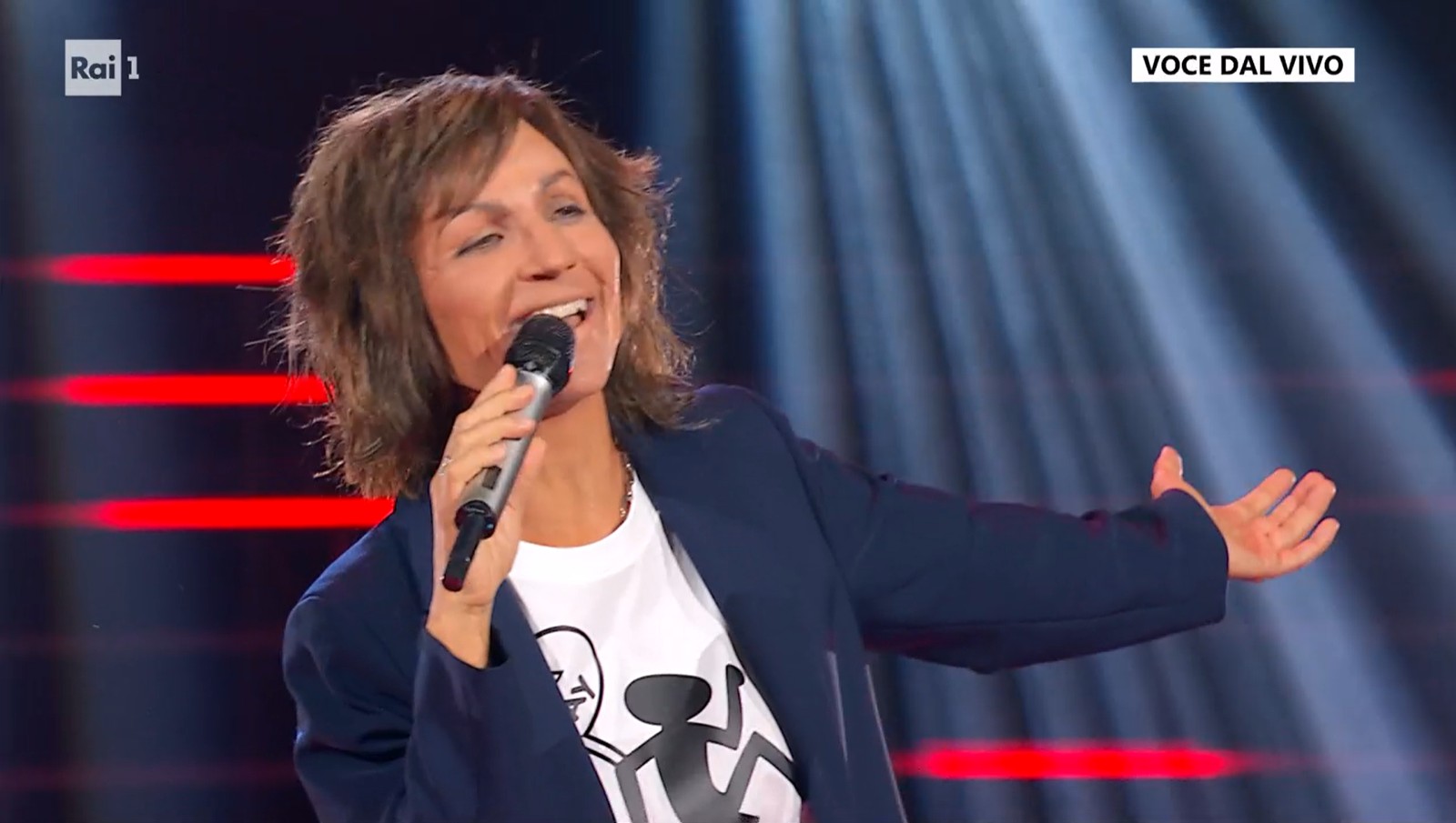 Tale e Quale Show 2026, apre la quinta puntata Roberta Morise in versione Gianna Nannini