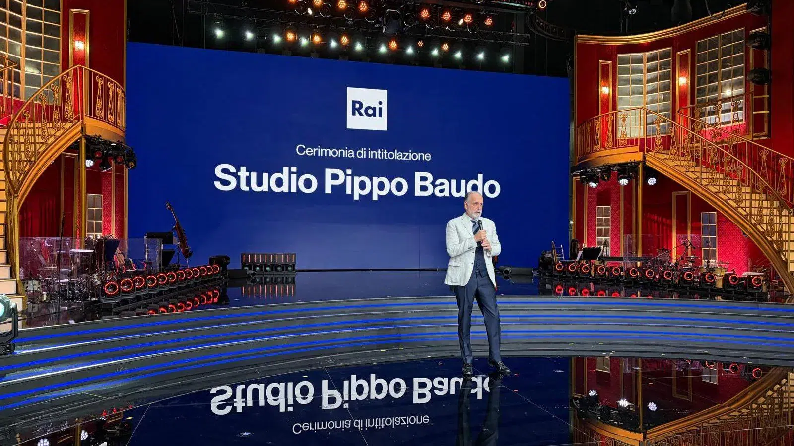 Rai intitola a Pippo Baudo il nuovo studio a Saxa Rubra