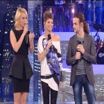Amici: Valerio Scanu, Alessandra Amoroso e Maria De Filippi nella puntata del 7 Marzo 2010