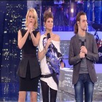 Amici: Valerio Scanu, Alessandra Amoroso e Maria De Filippi nella puntata del 7 Marzo 2010