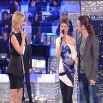 Amici: Valerio Scanu, Alessandra Amoroso e Maria De Filippi nella puntata del 7 Marzo 2010