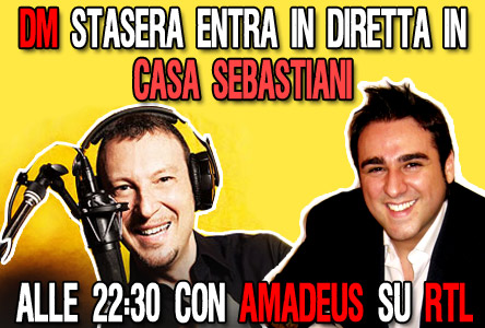 DAVIDE MAGGIO ENTRA IN CASA SEBASTIANI. STASERA, ALLE 22.30, IN DIRETTA SU RTL CON AMADEUS