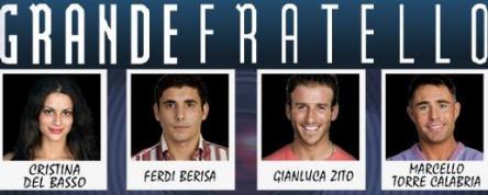 GF9: V’AVIT FATT FA FESS!, GIANLUCA ZITO FROM OLLIVùD E’ IN FINALE INSIEME A FERDI, CRISTINA E MARCELLO