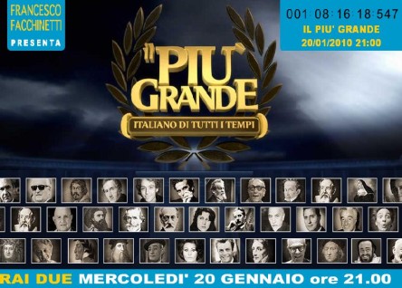 IL PIU’ GRANDE: FRANCESCO FACCHINETTI CON MARTINA STELLA ALLA RICERCA DELL’ITALIANO N.1 DI TUTTI I TEMPI