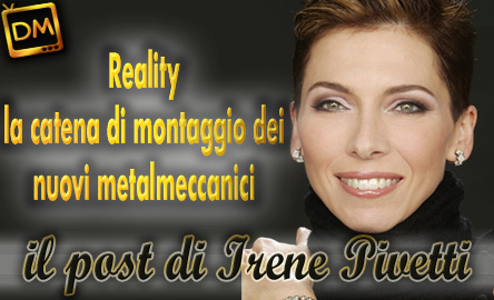 IRENE PIVETTI SALE A BORDO DI DM. “I REALITY? LA CATENA DI MONTAGGIO DEI NUOVI METALMECCANICI”