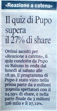 Corriere della Sera - 10 agosto 2008 @ Davide Maggio .it
