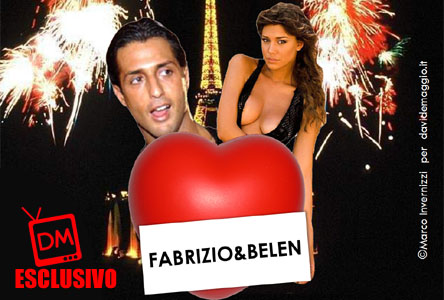 ESCLUSIVO! BELEN RODRIGUEZ E FABRIZIO CORONA SONO IN AMORE