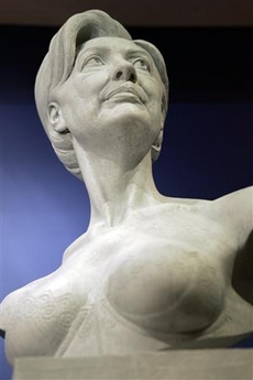Hillary Clinton bust Museum of Sex, NYC @ Davide Maggio .it