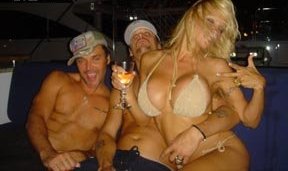 Pamela Anderson post marriage celebration @ Davide Maggio .it