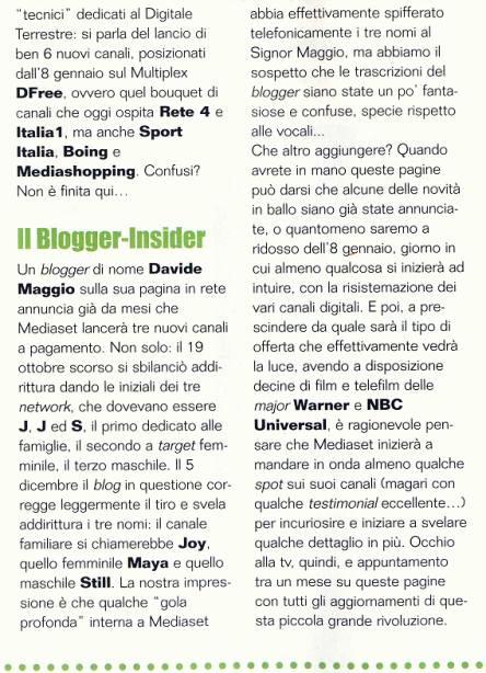 Telefilm Magazine @ Davide Maggio .it