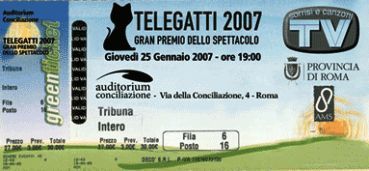 TELEGATTI 2007 : LE NOMINATIONS