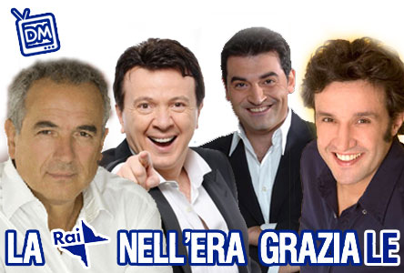 LA RAI NELL’ERA GRAZIALE /6: “FACCE NUOVE ALLA MENSA RAI: FLAVIO INSINNA, MAX GIUSTI, PUPO E LAMBERTO SPOSINI”