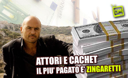ATTORI E CACHET: E’ LUCA ZINGARETTI IL PIU’ PAGATO