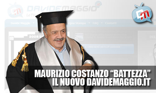 MAURIZIO COSTANZO TIENE A “BATTESIMO” IL NUOVO DAVIDEMAGGIO.IT