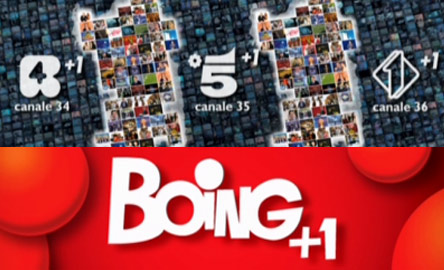 MEDIASET, VERSIONE TIMESHIFT: IN SARDEGNA (E PARZIALMENTE IN TRENTINO) ARRIVANO CANALE5 +1, ITALIA1 +1, RETE4 +1 e BOING +1