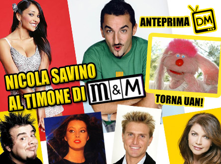 BOOM! NICOLA SAVINO E JULIANA MOREIRA AL TIMONE DI “MATRICOLE E METEORE”. LARICCHIA, D’AVENA E DEE D. JACKSON INVIATI E, UDITE UDITE, TORNA “UAN”.