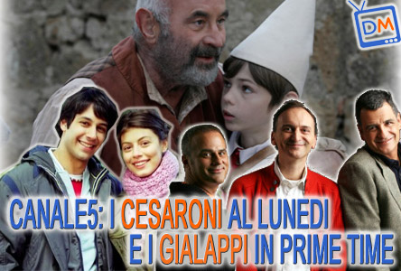 CANALE 5 GIOCA D’ATTACCO NEL FINALE DI STAGIONE: I CESARONI AL LUNEDI, PUNTATA SPECIALE DI MAI DIRE GF IN PRIME TIME. RAIUNO SULLA DIFENSIVA RIMANDA PINOCCHIO