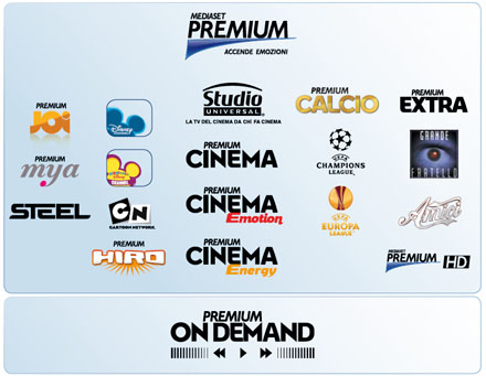 MEDIASET PREMIUM: ARRIVANO PREMIUM CINEMA EMOTION, PREMIUM CINEMA ENERGY E IL NUOVO DECODER PREMIUM ON DEMAND