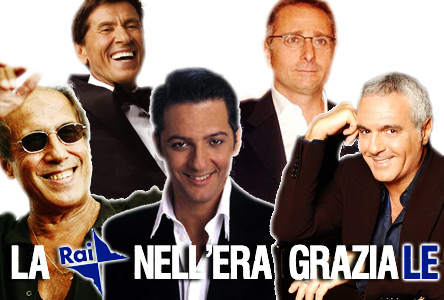 LA RAI NELL’ERA GRAZIALE /8: “I LAVORATORI A PROGETTO: FIORELLO, GIORGIO PANARIELLO, GIANNI MORANDI, PAOLO BONOLIS E ADRIANO CELENTANO”