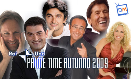 PALINSESTI RAI 2009/2010, IL PRIME TIME DI RAIUNO: AFFARI TUOI AL SABATO CONTRO LA DE FILIPPI. SALEMME E MORANDI PROTAGONISTI A STAFFETTA DI DUE ONE MAN SHOW