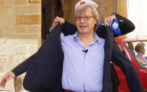 SGARBI SALVI L’ARTE: VITTORIO SGARBI IN COPPIA CON FRANCESCO SALVI NOVELLO SANTORO PER RETEQUATTRO