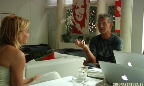 Simona Ventura e Aldo Busi