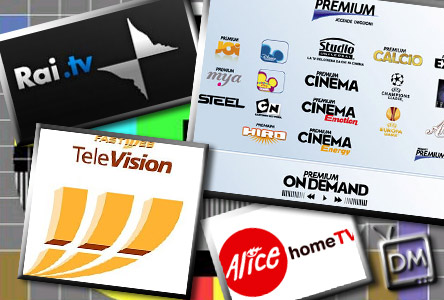 LA GUERRA TELEVISIVA SI SPOSTA SUL CAMPO DELL’ON DEMAND: PREMIUM ON DEMAND, ALICE HOME TV E FASTWEB TV A CONFRONTO