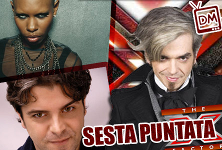 X FACTOR 3, SESTA PUNTATA: PRONTI A SALIRE SUL PALCO SAMUELE BERSANI E SKUNK ANANSIE. SKIN SARA’ IL QUARTO GIUDICE
