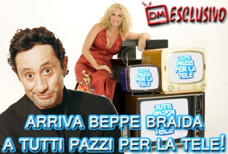 Beppe Braida e Antonella Clerici - Tutti Pazzi per la Tele