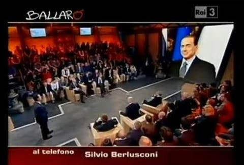 Telefonata di Berlusconi a Ballarò