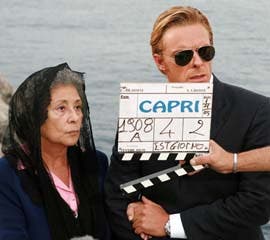 Isa Danieli (Reginella) e Kaspar Kapparoni in una scena di Capri